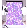 thumbnail image 2 of EREHome Polyester Fabric 5x7ft Backdrop Photography Background Defocused Unique Abstract Purple Bokeh Festive Lights Children Baby Girls Bokeh Effect Photo Background Studio Props Bokeh Halos Glitter Sequins, 2 of 2