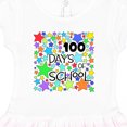 thumbnail image 3 of Inktastic 100 Days of School Colorful Stars Girls Toddler Dress, 3 of 4