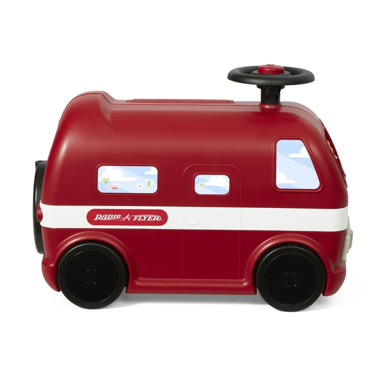 Radio Flyer Ride Play Camper Playset Ride On for Kids Red Quantity 1