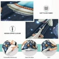 thumbnail image 3 of GZHJMY Cartoon Spaceship Rocket Pillowcase, Super Soft Pillow Shams Covers, Plush Cozy Pillow Cases with Zipper, 21" X 54"（510）, 3 of 6
