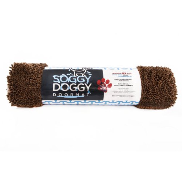 Soggy Doggy 36Inch by 60Inch Microfiber Chenille Doormat for Wet Dog