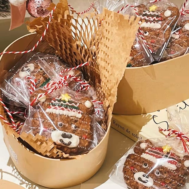 Moluckfu Caja De Cartón Kraft Para Repostería Con Perfecta Para Postres Y En