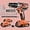 Orange, variant on ZEN Drill, 21V Cordless Drill with Dual 2.0Ah Power Pack and Charger, Electric Power Drills Set, 3/8 Inch Chuck, 25+1 Torque, 2 Speed 29 Accessories Tool for DIY, Gifts