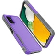 thumbnail image 6 of for Samsung Galaxy A13 5G Heavy Duty Armor Shockproof Tough Hybrid Dual Layer Rubber Drop Protection Soft Bumper Rugged Protective Phone Cover 2 IN 1 Case for Galaxy A13 5G -Purple, 6 of 6