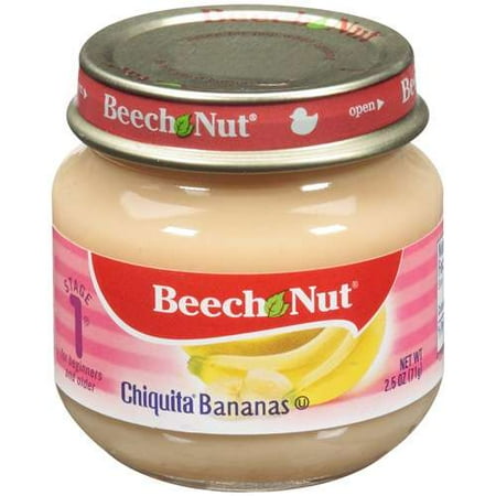 Beech Nut Chiquita Bananas Stage 1 Baby Food, 2.5 oz - Walmart.com