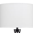 thumbnail image 2 of Benjara Table Lamp with Tripod Stand and Round Shade, Black, 2 of 5