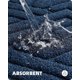 thumbnail image 4 of Non-Slip Bath Mat, Absorbent Bathroom Rug, Soft Microfiber Shower Mat, Machine Washable, 50 x 130 cm, Blue, 4 of 5