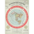thumbnail image 3 of Flat Earth Society World Map Poster, 3 of 3