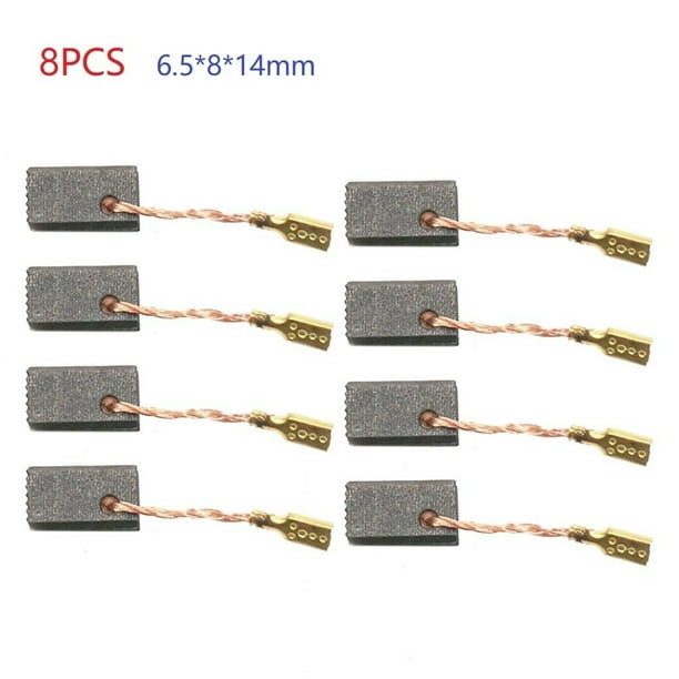 8pcs Carbon Brushes 6.5×8×14mm For Bosch Angle Grinder GWS 7100 7125