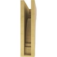 thumbnail image 4 of 4"W x 16"D x 16"H Thin Pescadero Rough Cedar Woodgrain TimberThane Corbel, Primed Tan, 4 of 6