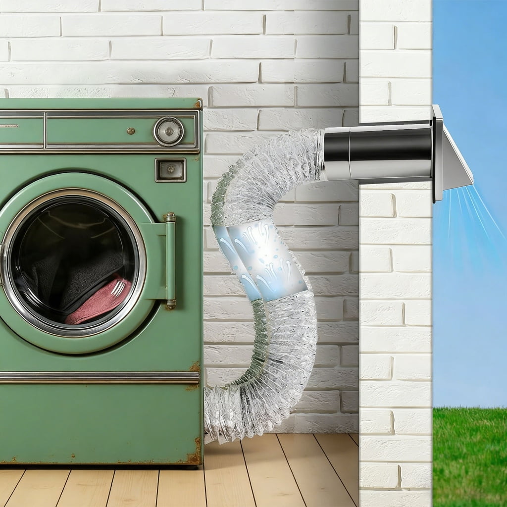 Complete Ventilation Accessory Set Cover and Parts Suitable for Dryer Exhaust