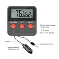 thumbnail image 4 of TAPDRA Plastic Digital Thermometer Hygrometer Wide Temp Range -50~70°C 1.5M Cable For Incubator Reptile Environment, 4 of 7