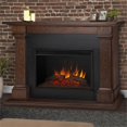 thumbnail image 3 of Pemberly Row Traditional Wood Electric Fireplace in Chestnut Oak, 3 of 12