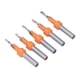 thumbnail image 1 of Juego de 5 brocas avellanadas cónicas Jadeshay con Llave hexagonal de grado profesional, 1 of 8