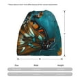 thumbnail image 3 of Disketp Elegant Butterfly And Flowers Slouchy Beanie Hip-Hop Soft Lightweight Running Beanie Adult Hats Chemo Cap for Men Women, 3 of 8