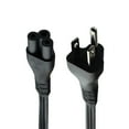 thumbnail image 1 of ASAP 3-Prong Power Supply Cable Grounded Cord (3.3FT) - BLACK, 1 of 1