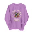 thumbnail image 2 of Sweaters For Women Feral Moms Social Club Graphic Pullover Sweatshirt Skin-Friendly Soft Casual Daily Wear Xl Womens Sweaters, 2 of 5