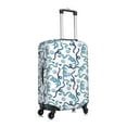 thumbnail image 3 of Xecao Hand Drawn Snake print Elastic Luggage Cover, with double-sided print , is perfect for travel, business, and daily use, 3 of 9