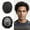 #1 Jet Black-8MM AFRO CURL, variant on LYRICAL HAIR Lace Front Toupee for Men Mens Hairpieces Brazilian Human Hair Replacement System French Lace with PU Hairpieces for Man Kinky Curly Hair Units for Man