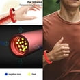thumbnail image 6 of Enkey Infrared Negative Ions Wristband, Negative Ion Anti-Static Silicone Balance Energy Sports Bracelet lovers bracelet Waterproof, Sweatproof, Washable,Bracelet,2 pieces-Red Blue Black, 6 of 6
