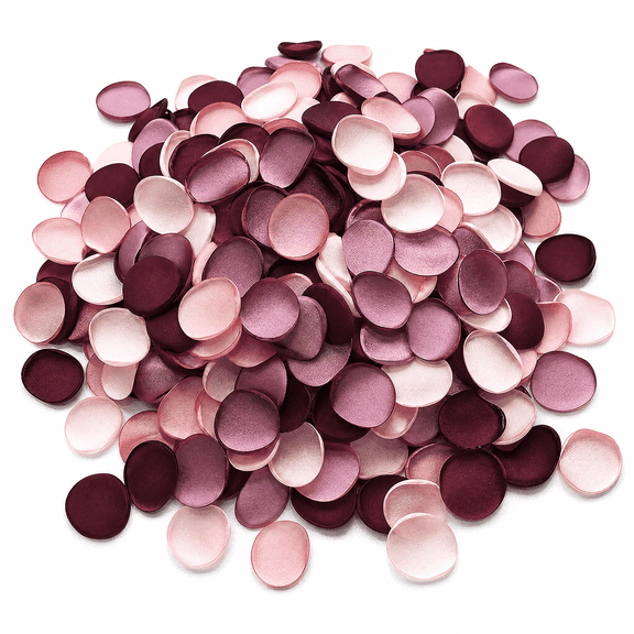 600 Pcs Rose Petals Burgundy Maroon Faux Silk Flower Petals for Wedding Flower Girl Basket Aisle Scatter Dinner Table Centerpieces Party Confetti Bridal Shower Romantic Night Decoration
