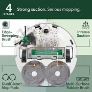 iRobot Roomba Plus 405 Combo Robot Vacuum & Mop + AutoWash Dock - White Edition