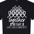 thumbnail image 4 of Inktastic Together, We Fight Lung Cancer Awareness T-Shirt, 4 of 5