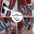 thumbnail image 4 of Upgraded , Heavy Duty Metal Door Locker for Extra Home Security, Adjustable Travel Door Security, 4 of 6