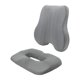 thumbnail image 1 of Cojín de respaldo y asiento para silla, cojín de respaldo grueso, soporte para asiento de coche Gris, 1 of 9