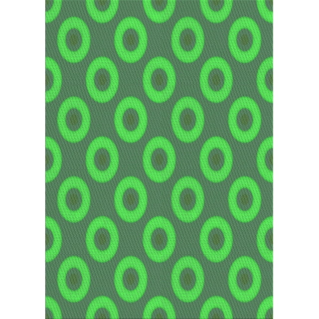 Ahgly Company Tapis Rectangulaire Lavable en Machine Intérieur Transitionnel Vert Pin, 6 Pieds x 9 Pieds