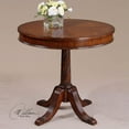 thumbnail image 1 of Uttermost Table Ronde de Frein en Pécan Poli, 1 of 2