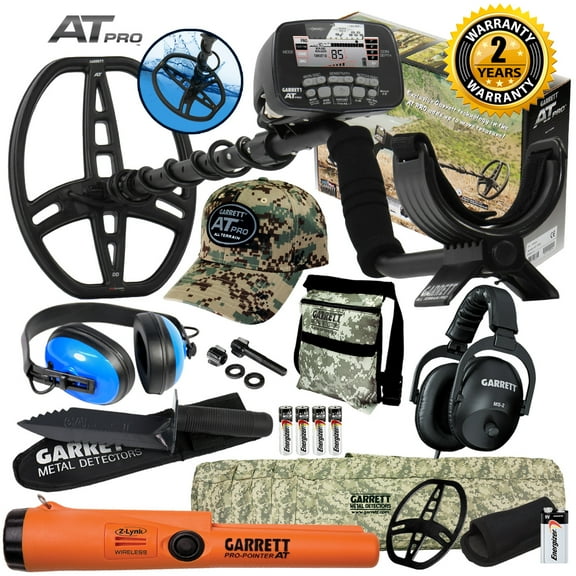 Garrett AT Pro Underwater Detector, Pro Pointer AT Z-Lynk, Waterproof Headphones
