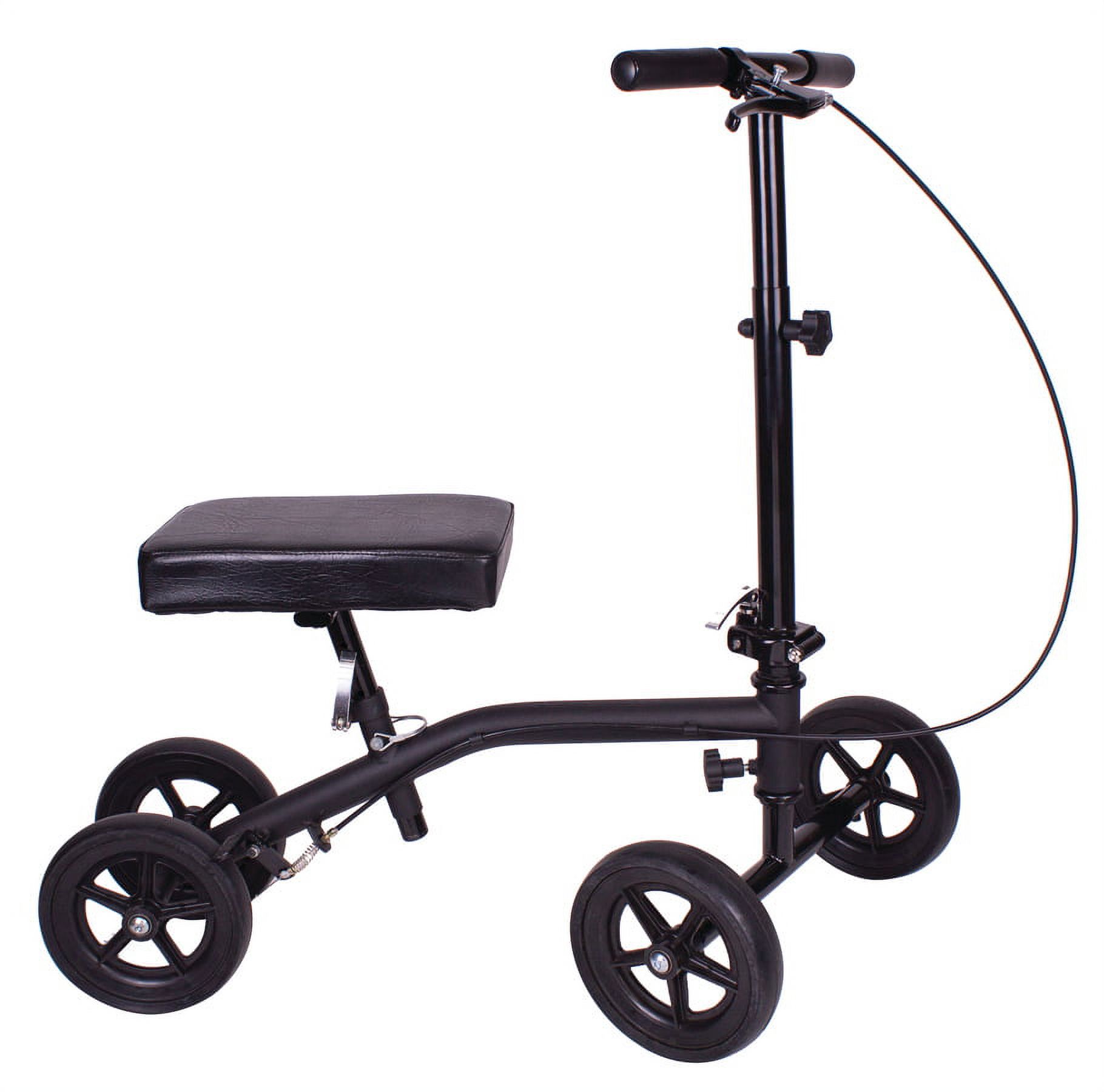Carex Knee Scooter with Platform Pad, for Adults, Seniors, and Teens, Black, 250 lb Weight Capacity - image 3 of 3