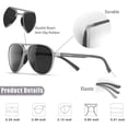 thumbnail image 3 of Gafas de sol Lasiyanor Lightweight TAC Polarized Vintage 70s, 3 of 6