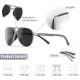 thumbnail image 3 of Gafas de sol Lasiyanor Lightweight TAC Polarized Vintage 70s, 3 of 6
