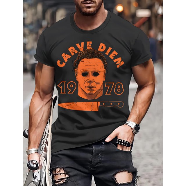 Men's 3D Printed Graphic - Casual Round Neck, Short Sleeve, Polyester Blend, Machine Washable - Novelty Summer Shirt Tee For Adult, Men, Women, Teen, Teenager, Adolescent, Youth