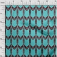 thumbnail image 2 of oneOone Organic Cotton Voile Fabric Chevron Ikat Decor Fabric Printed BTY 42 Inch Wide, 2 of 4