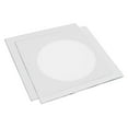 thumbnail image 2 of Fiocias 2Pcs Clear Acrylic Napkin Holder Coffee Table Square Coasters Placemat Water Resistance Dining Table Kitchen Home Office Party Decor, 2 of 9