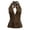 Bronze-ZBKSl, variant on Womens Halter Tie Back Ruched Crop Top Slim Fit Summer Sleeveless Vest M