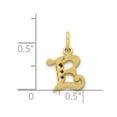 thumbnail image 3 of 10k Yellow Gold Initial E Charm Pendant, 3 of 3