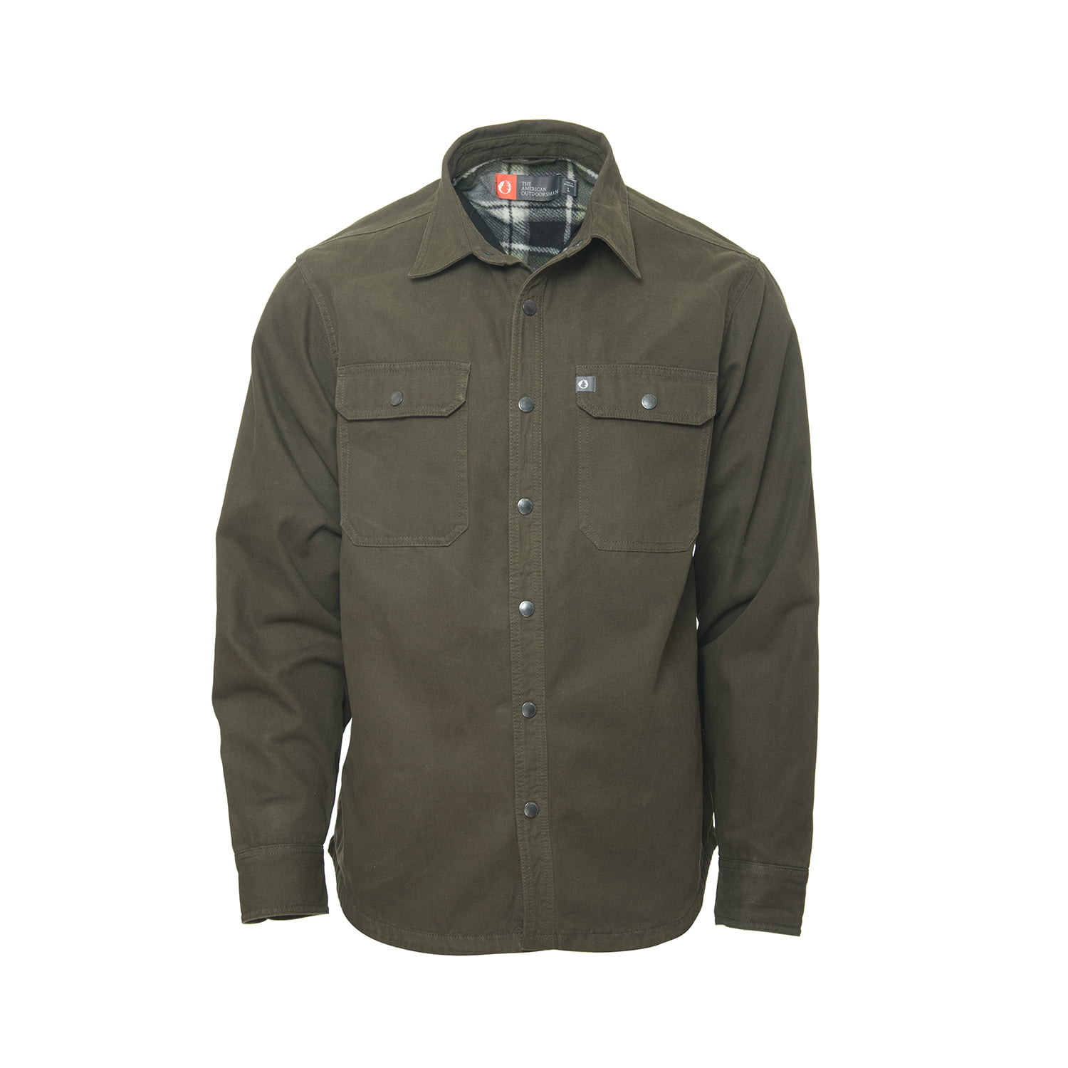 Coleman Fleece Lined Washed Canvas Shirt Jackets for Men