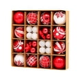 thumbnail image 7 of Christmas Ball, 42 pcs Christmas Ball Ornaments Set, Christmas Tree Decorations, Hanging Christmas Baubles Balls Ornaments Set, 7 of 7