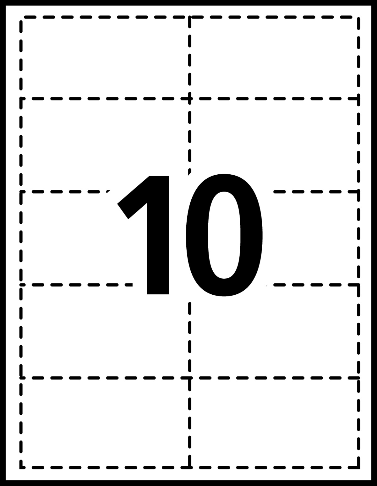 AVERY CARTES D'AFFAIRES, 2"x3-1/2", BLANHES, FINI MAT,  POULASER/JET D'ENCARE,10 CARTES/FEUILLE, 4 FEUILLES/PAQUET
