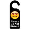Do Not Disturb Door Knob Hanger Sign - Heart Eyes Emoji