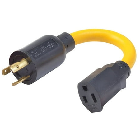 

Coleman Cable 90218802 Twist-To-Lock Adapter 20A-125V Yellow