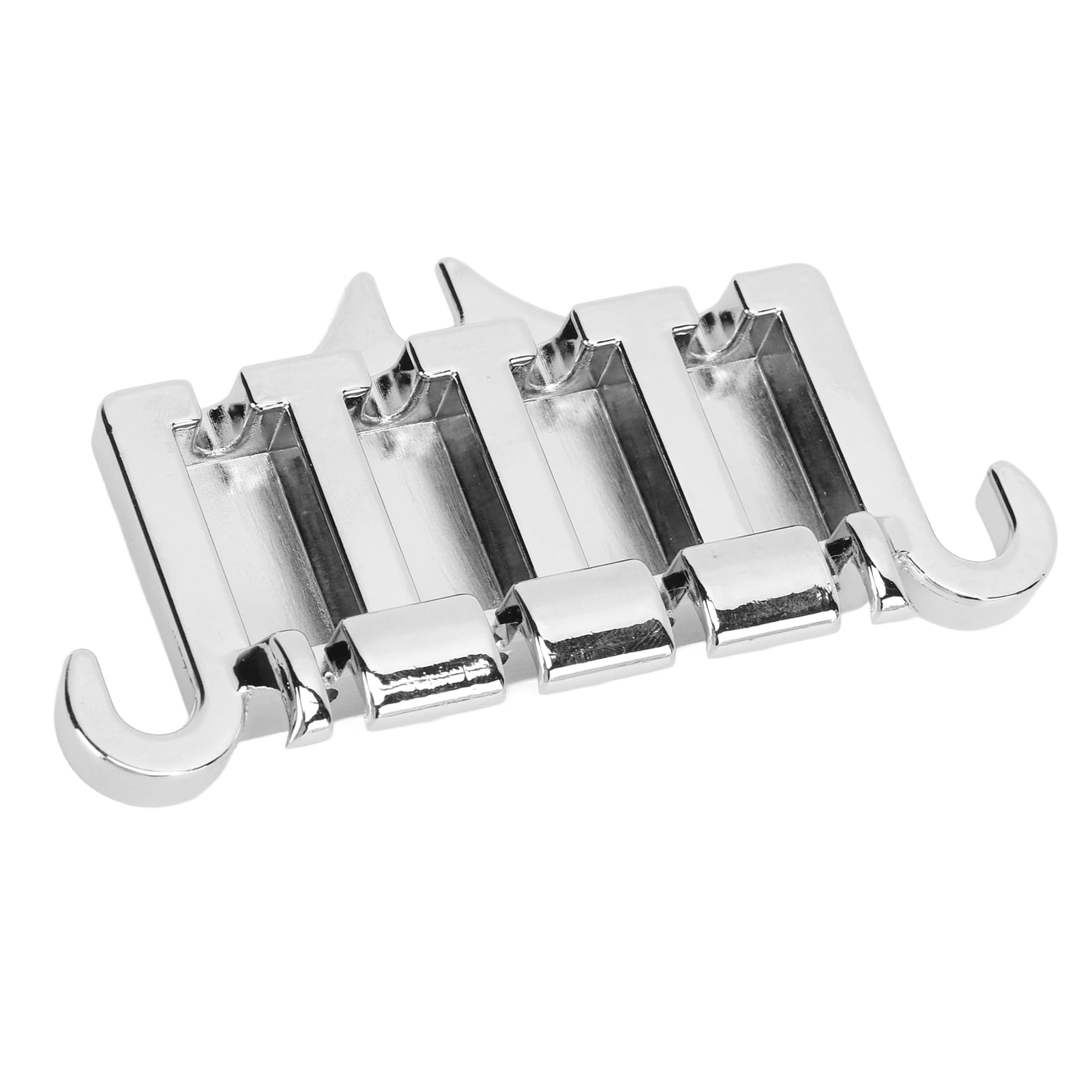 Electric Bass Bridge 4 String Metal Bridge Tailpieces Guitar Replacement Parts with ScrewsSilver