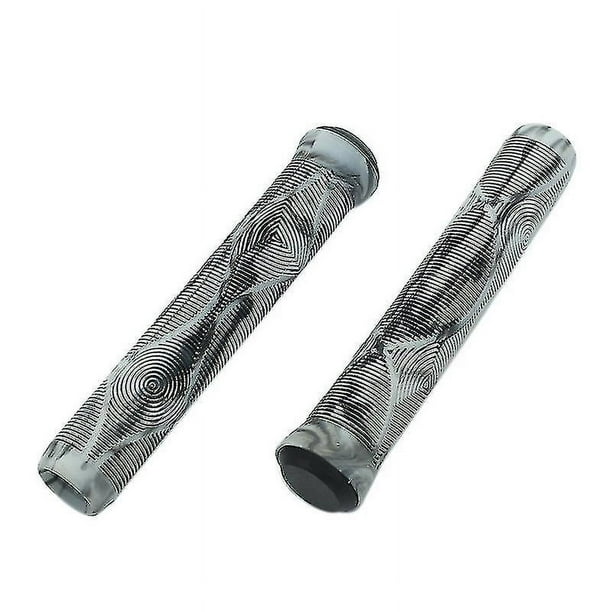 Empuñadura de bicicleta, manillar de Pedal antideslizante suave sin bridas, bicicleta Bmx, color gris