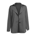 thumbnail image 3 of Casual Blazers for Women 2025 Lightweight Long Sleeve Notch Lapel Collar Open Front Business Casual Work Office Jacket, 3 of 6
