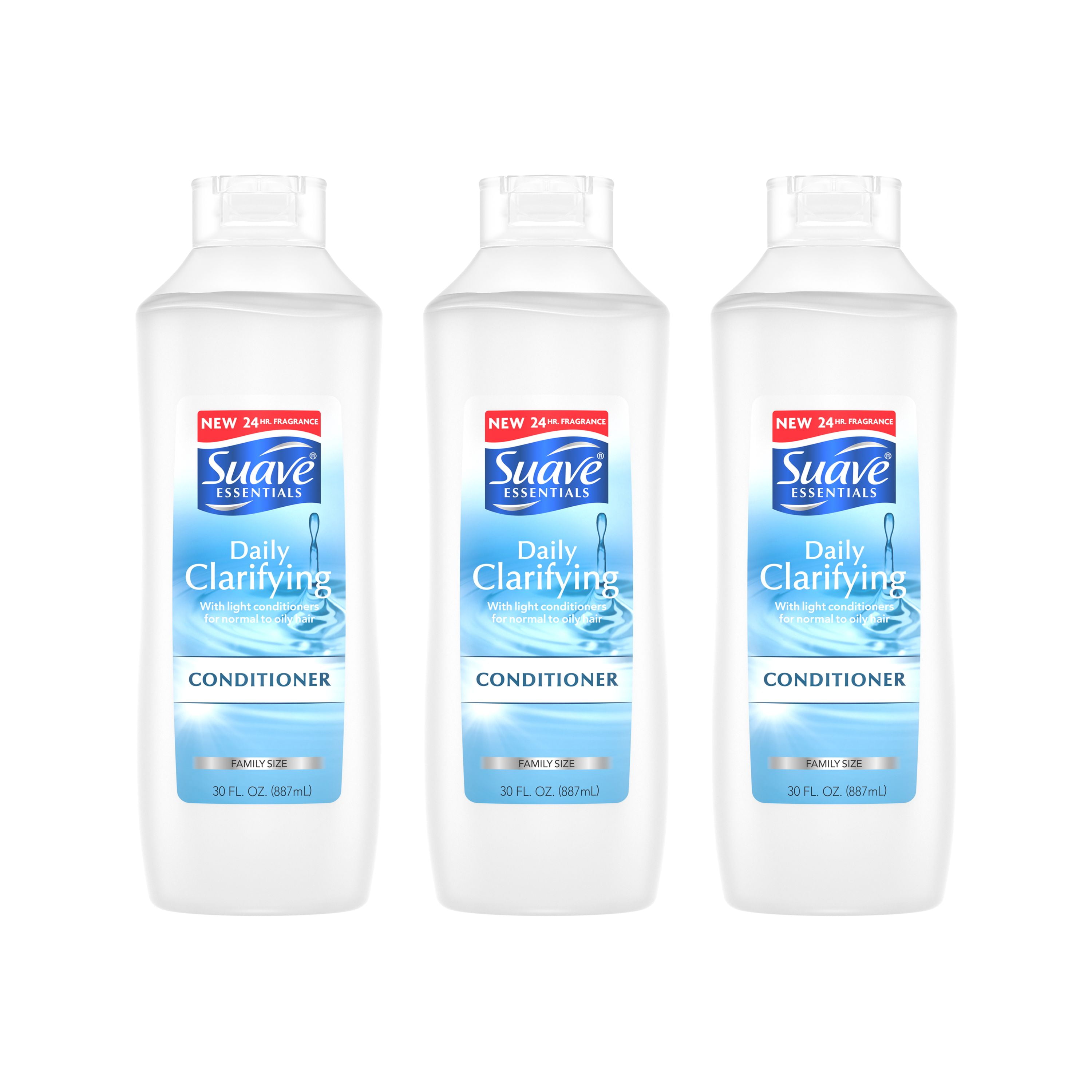 Suave Essentials Conditioner Daily Clarifying 30 Oz 3 Count