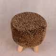 thumbnail image 2 of Stool Slipcover Upholstered Padded Pouf Furry Cover Home Supplies Grey, 2 of 4